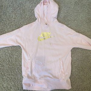 Light Pink Youth Extra Large Nike Hoodie